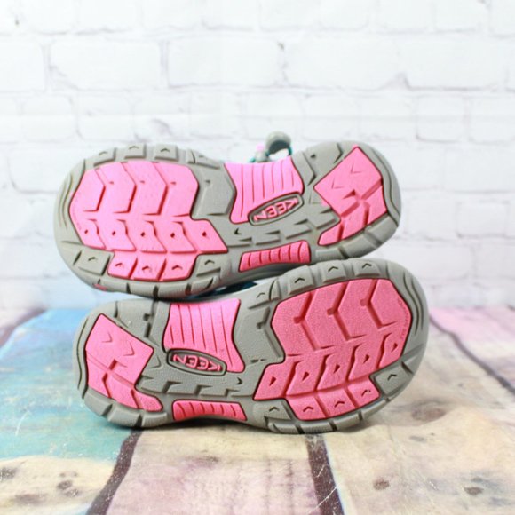 Keen Kids Newport H2 Deep Lagoon Blue Pink Waterproof Sport Outdoor Sandals US 1 - Picture 9 of 9